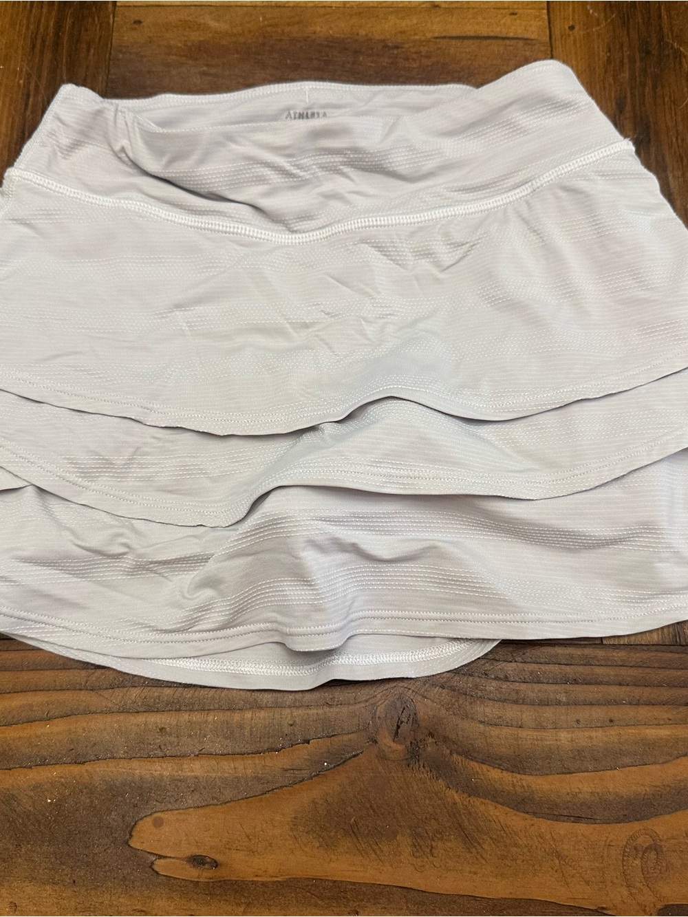 Athleta White Tiered Mini Skort